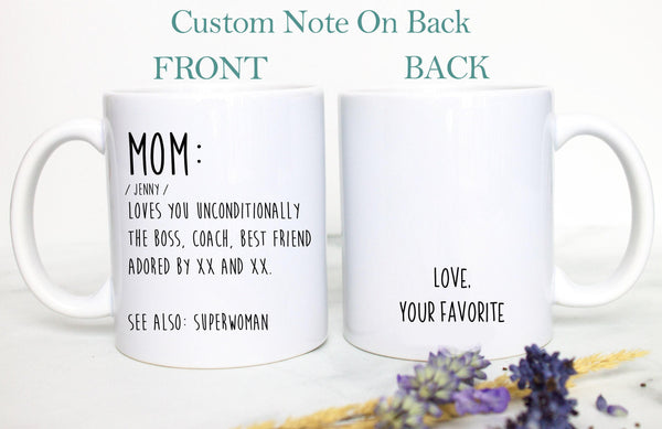 Personalized Mom Definition Gift