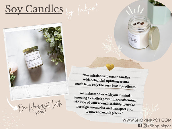 Girl You Got This Soy Candle - Hazelnut Latte | 5oz. Handmade Soy Wax Candle