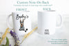 Personalized Doberman Mom and Dad Individual or Mug Set - White Ceramic Custom Mug