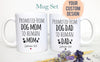 Promoted from Dog Mom and Dad to Human - White Ceramic Mug