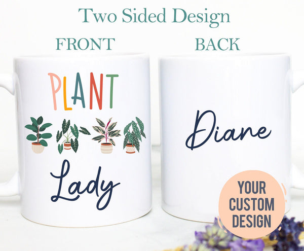 Personalized Plant Lady Mug