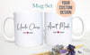 Personalized Name Aunt and Uncle Individual or Mug Set #3 - White Ceramic Mug