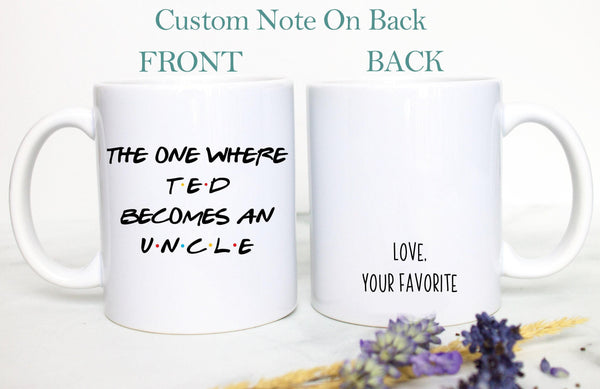 Uncle Personalized Mug Gift - Friends Design