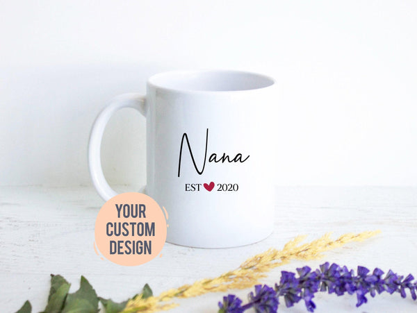 Nana EST - White Ceramic Mug