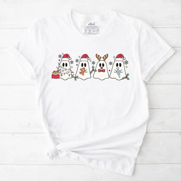 Cute Christmas Ghosts T-Shirt
