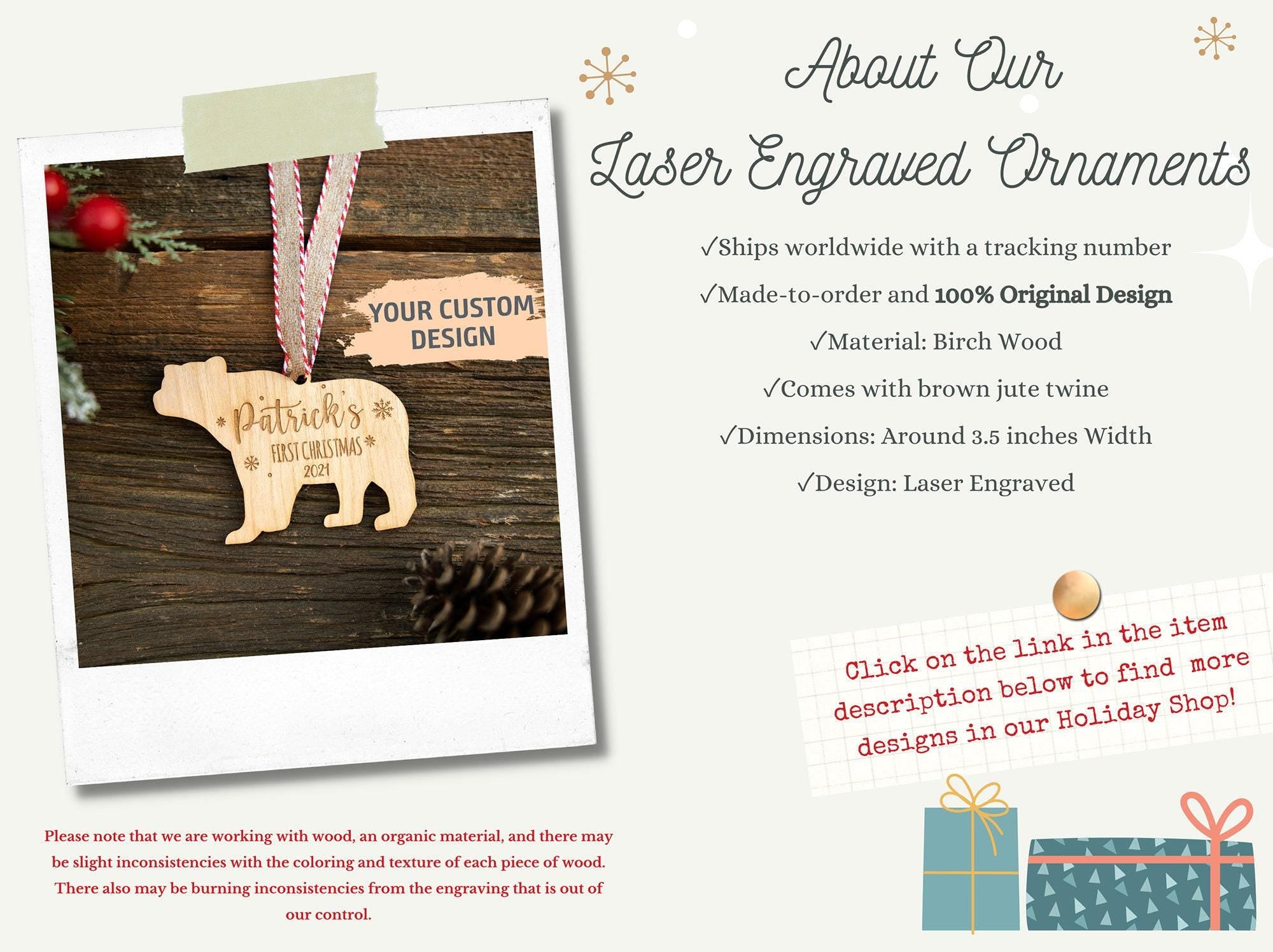 Personalized Dog Name Ornament