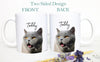 Custom Cat Photo Mug, Pet Portrait, Personalized Cat Lovers Mug, Cat Owner Gift, Cat Mom Dad, Pet Loss Memorial, Personalized Gift, Cat Gift
