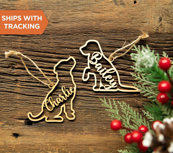 Personalized Dog Ornament