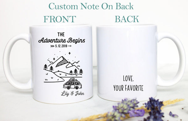 The Adventure Begins Mug