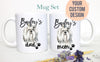 Personalized Shih Tzu Mom and Dad Individual or Mug Set - White Ceramic Custom Mug