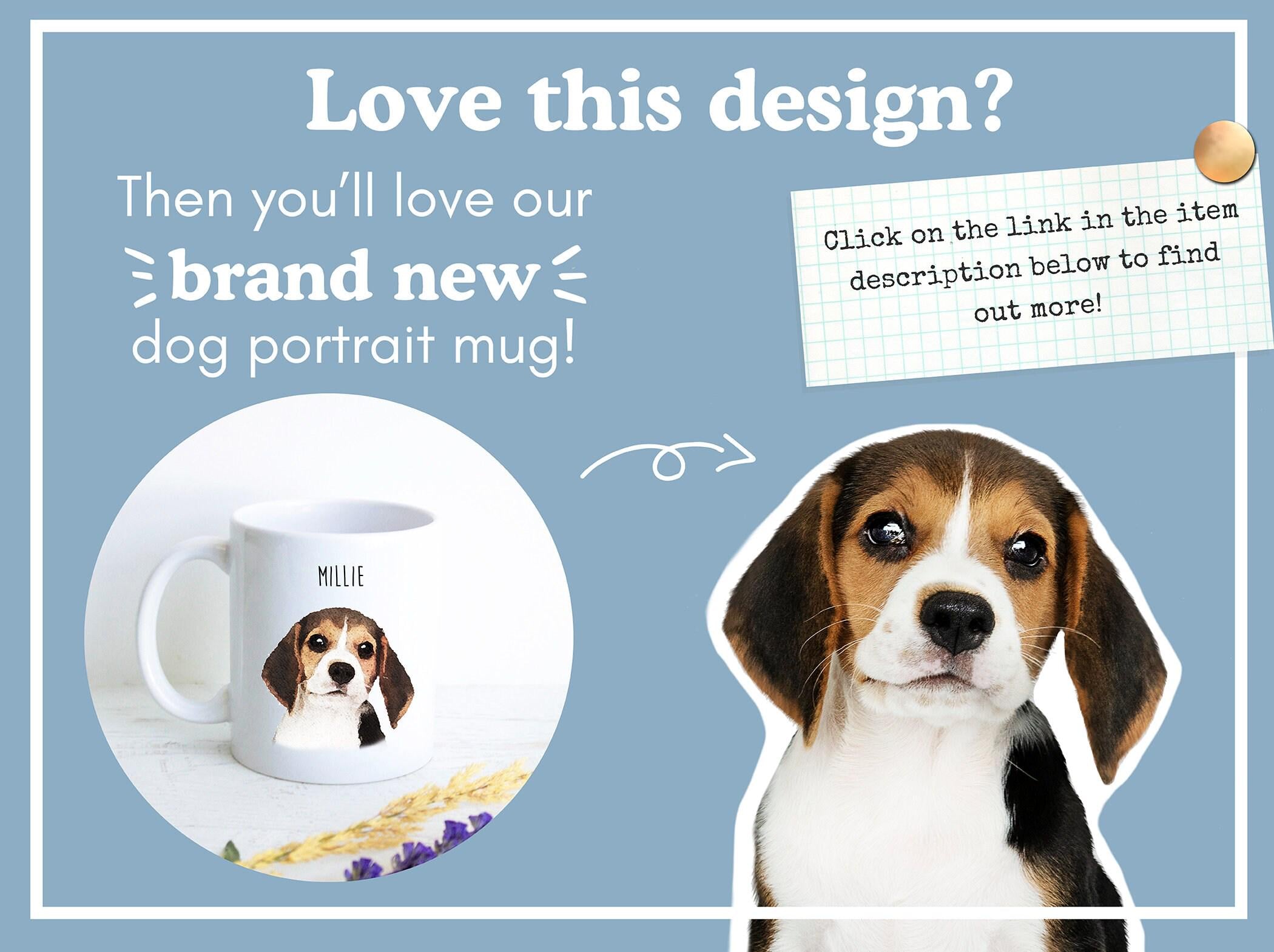 Personalized White Terrier Dog Individual or Mug Set - White Ceramic Custom Mug