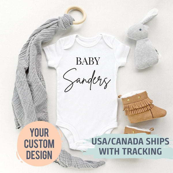Personalized Baby Name Bodysuit