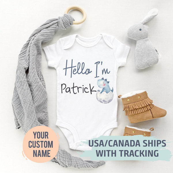 Personalized Baby Name Bodysuit
