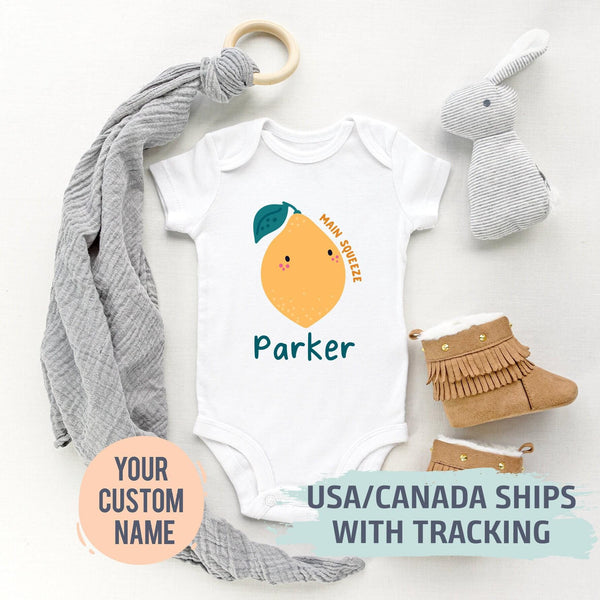 Personalized Baby Name Bodysuit