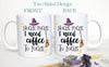Hocus Pocus I Need Coffee To Focus - White Ceramic Mug