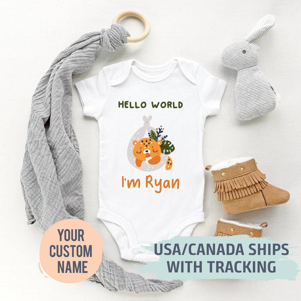 Personalized Baby Name Bodysuit