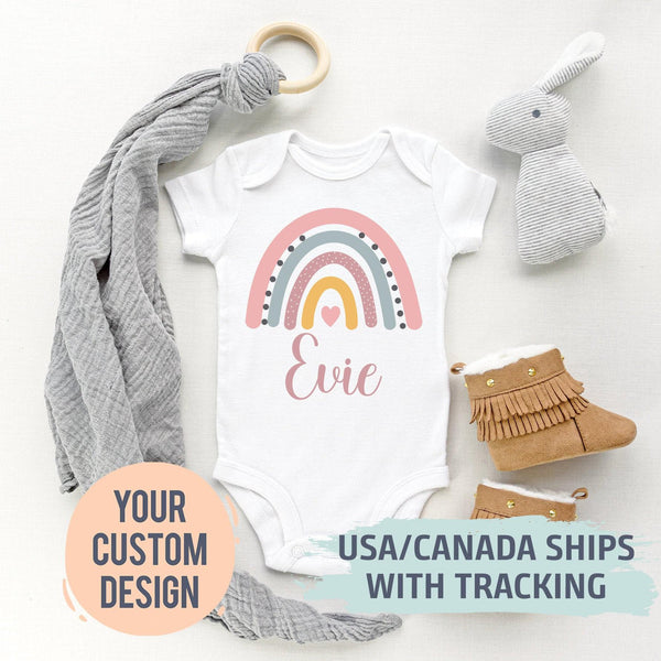 Personalized Baby Name Bodysuit