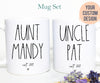 Promoted to Aunt and Uncle Individual OR Mug Set