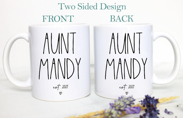 Promoted to Aunt and Uncle Individual OR Mug Set