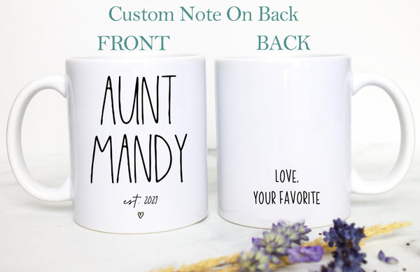 Promoted to Aunt and Uncle Individual OR Mug Set