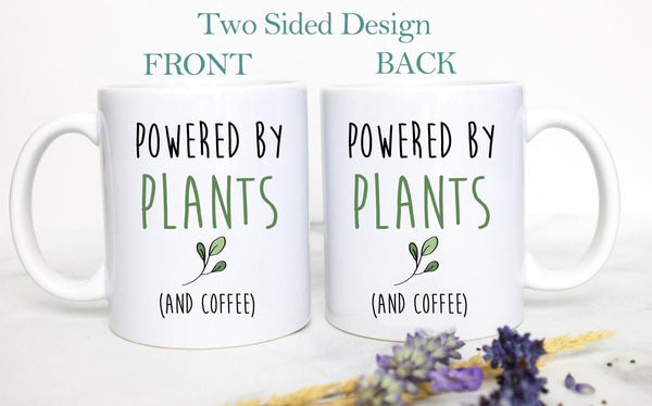 Powered by Plants - White Ceramic Mug