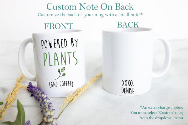 Powered by Plants - White Ceramic Mug