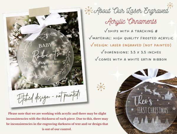 Custom Text Ornament