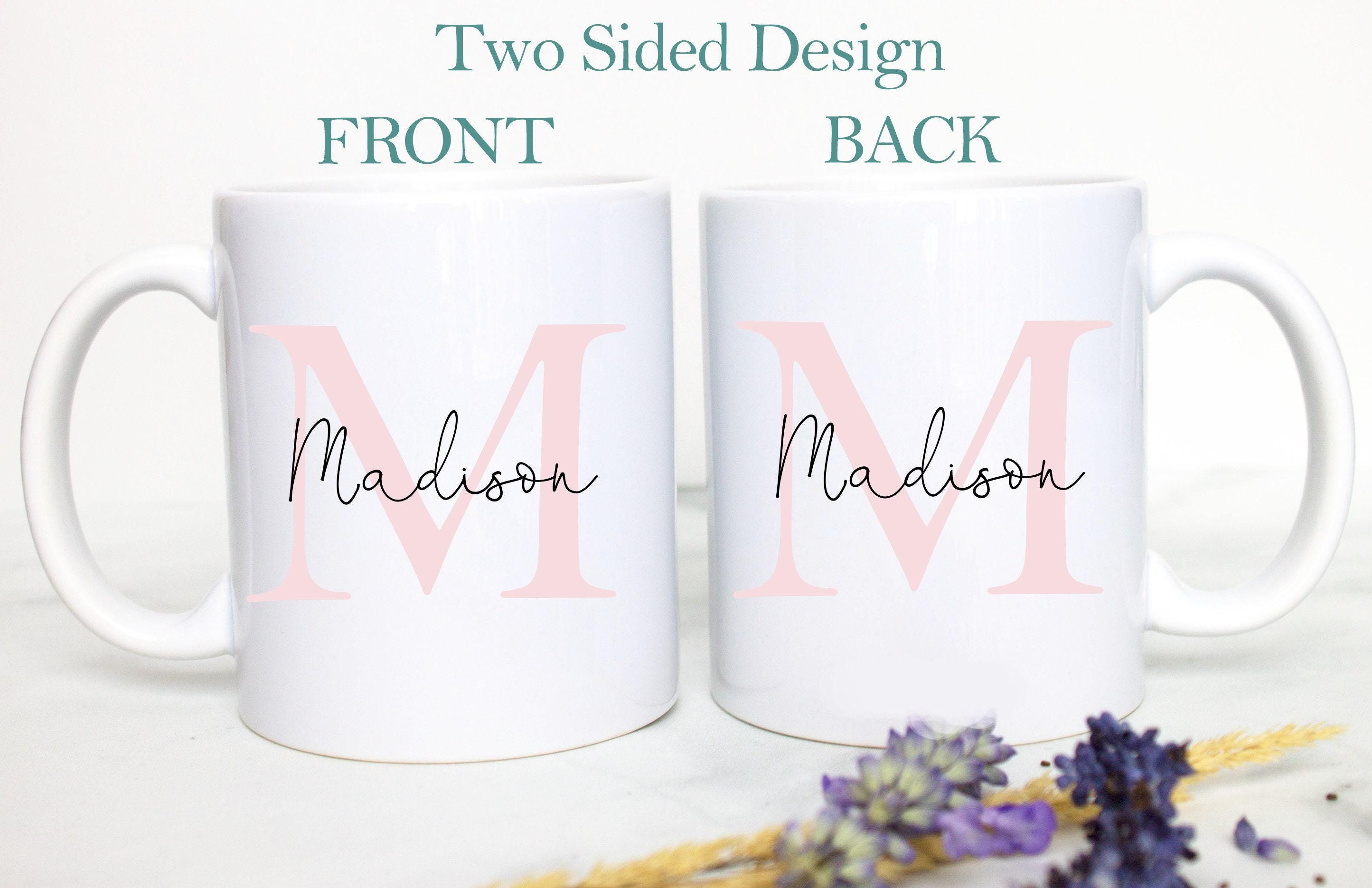 Personalized Name Initial on Mug