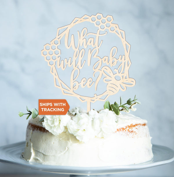 What Will Baby Bee Cake Topper