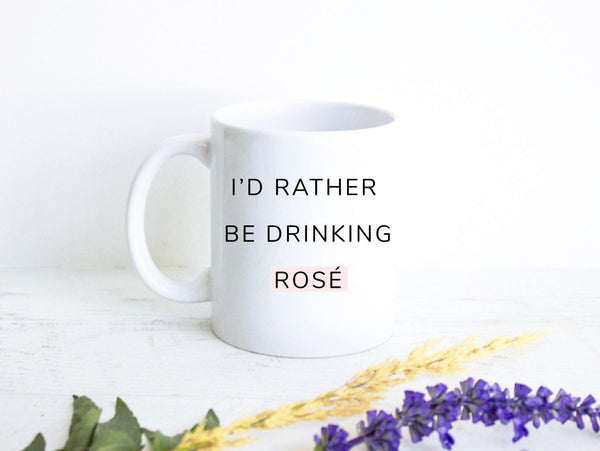 Rosé Lover - White Ceramic Mug