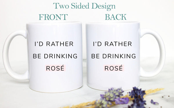 Rosé Lover - White Ceramic Mug