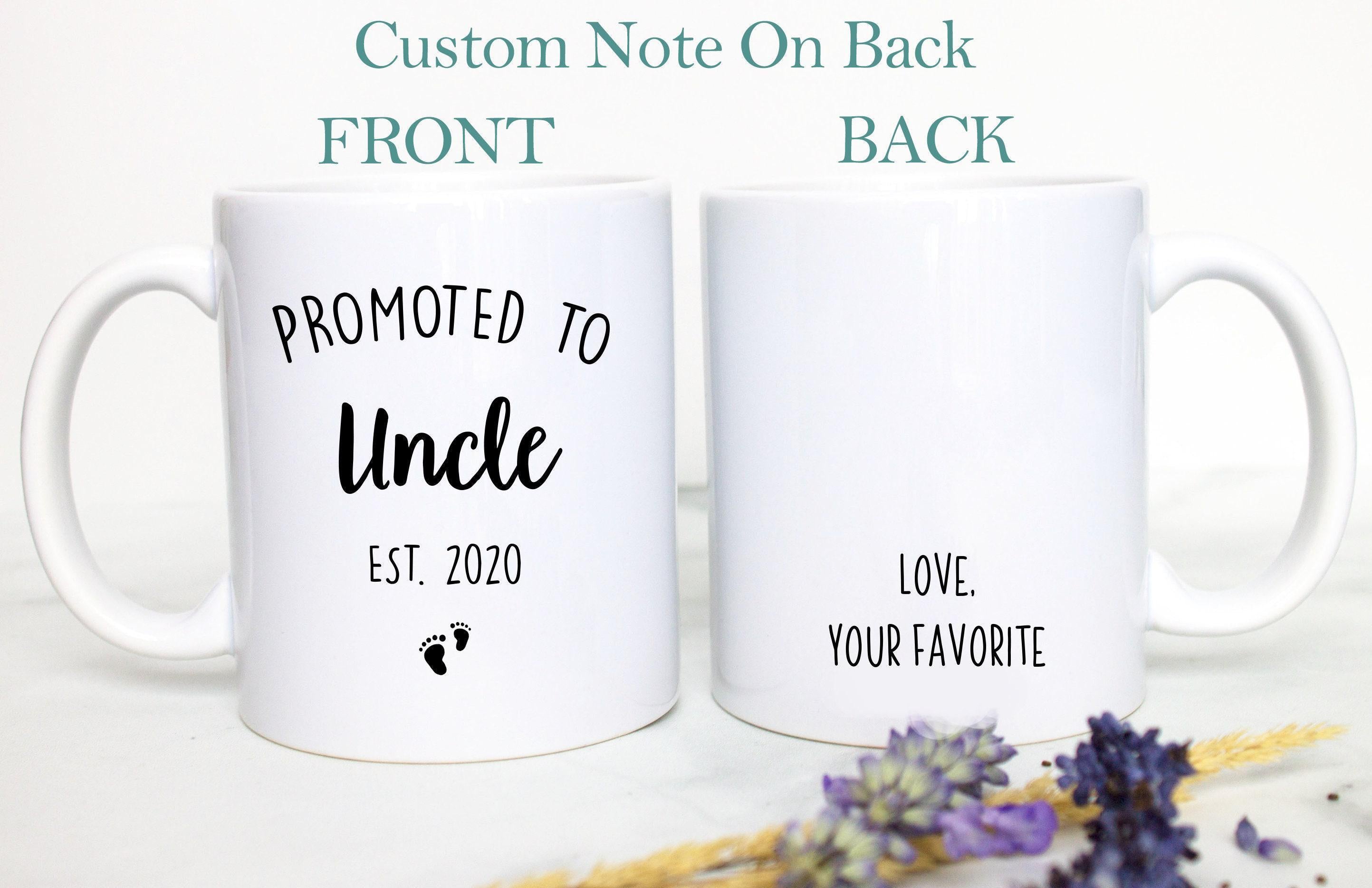Promoted to Auntie and Uncle Individual OR Mug Set