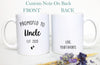 Promoted to Auntie and Uncle Individual OR Mug Set