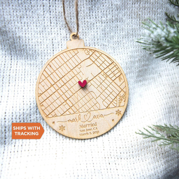 First Christmas Married Ornament
