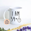 I am 59+ Birthday Mug
