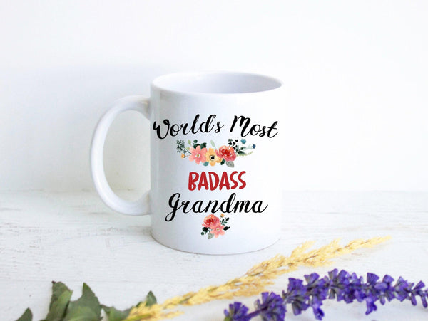 World's Most Badass Grandma - White Ceramic Mug