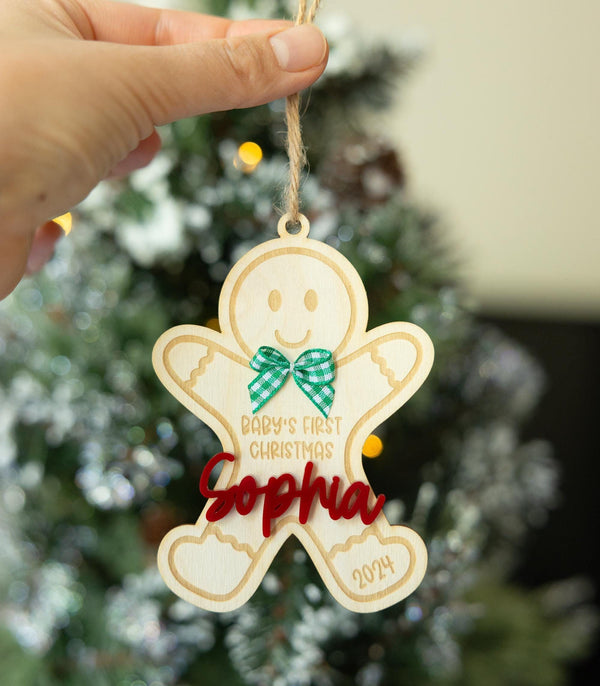 Custom Baby's First Christmas Ornament