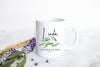Greenery Eucalyptus Leaf Mother of the Groom, Mother of the Bride Custom Name - White Ceramic Mug