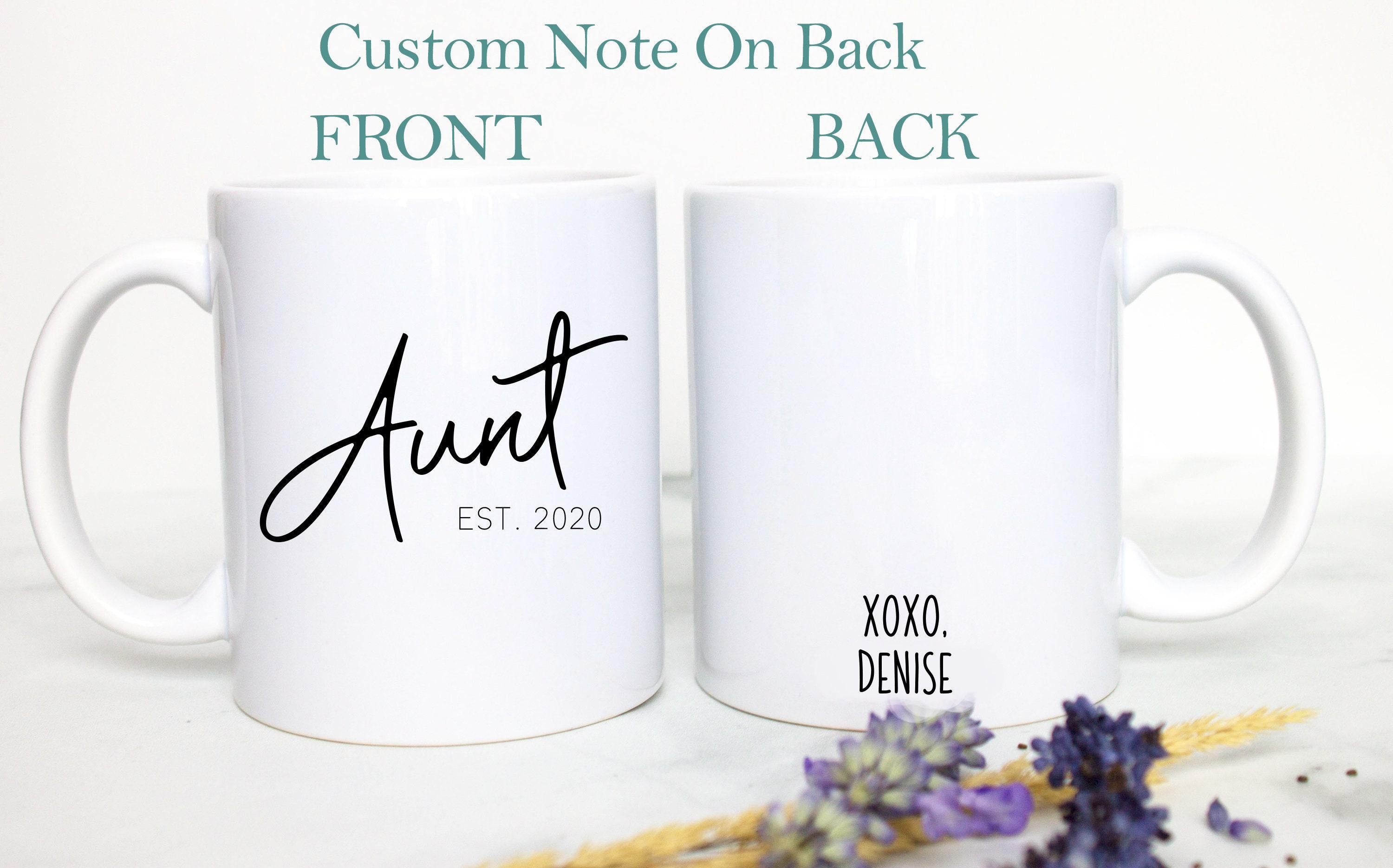 Personalized Aunt and Uncle Individual OR Mug Set