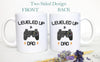 Leveled Up to Dad PlayStation - White Ceramic Mug