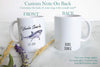 Uncle Shark Watercolor - White Ceramic Mug