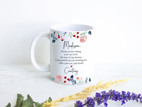 Future Mother In Law Gift #5 Custom Name - White Ceramic Mug