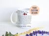 To Mom With Heartfelt Custom Message - White Ceramic Mug