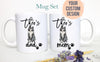 Personalized Norwegian Cat Mom and Dad Individual or Mug Set #2 - White Ceramic Custom Mug
