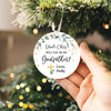 Personalized Will You Be My Godparent Ornament 2025 | Ceramic Baptism Ornament, New Godmother Godfather Ornament, Godparent Christmas Gift