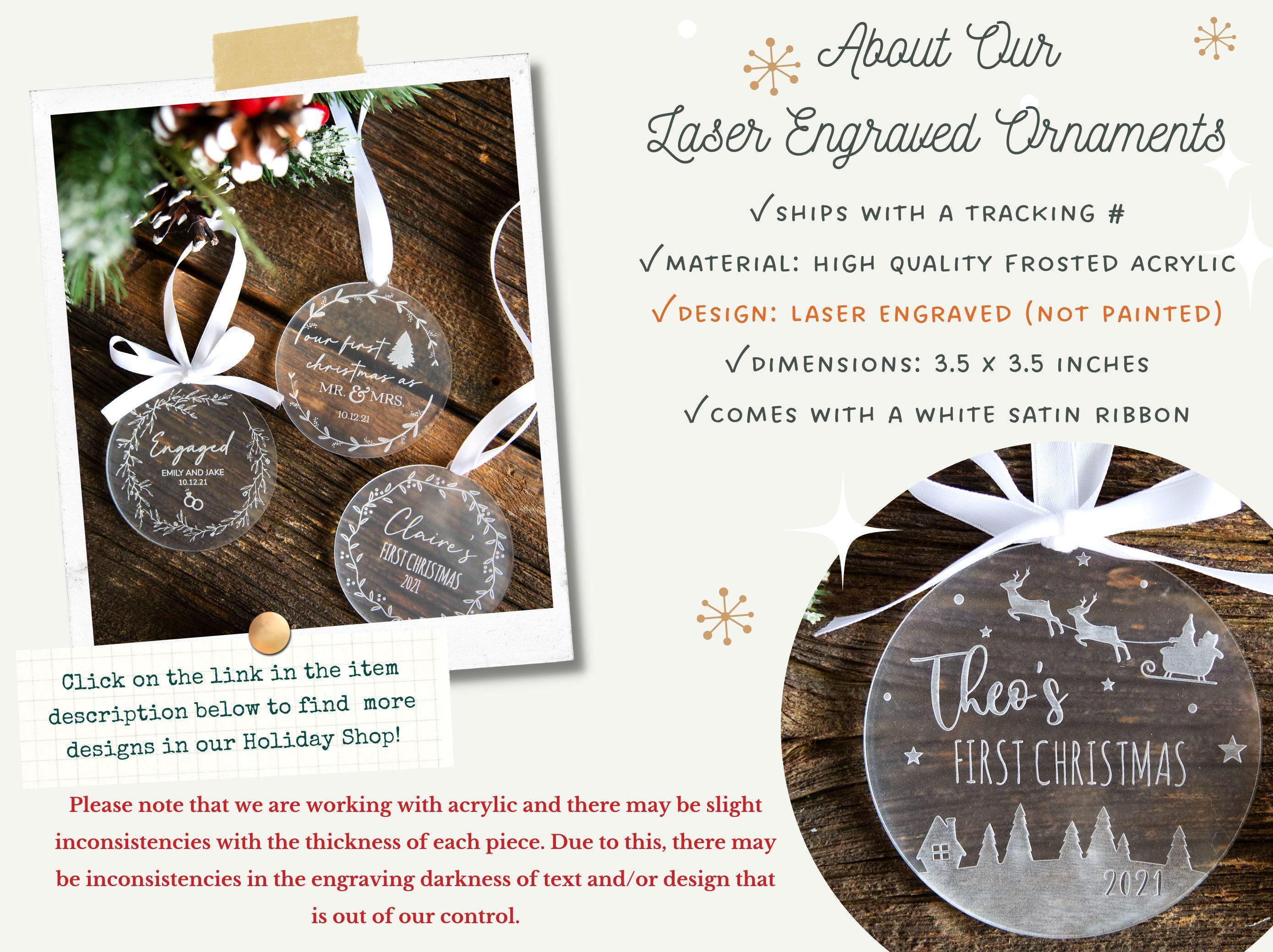 Custom Promoted to Auntie Or Uncle Ornament 2025 | Pregnancy Announcement Ornament, Baby Announcement, New Aunt Uncle Ornament, Pregnancy