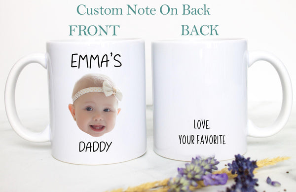 Custom Child Face Photo Gift For Mom Dad Individual OR Mugset, Personalized Photo Mug, Christmas Gift, Parents Birthday, Baby Face Gift Mug