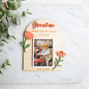 Personalized Photo Magnet, Mom Gift, Grandma Gift, Mother's Day Gift, Floral Picture Magnet, Wood Acrylic Magnet