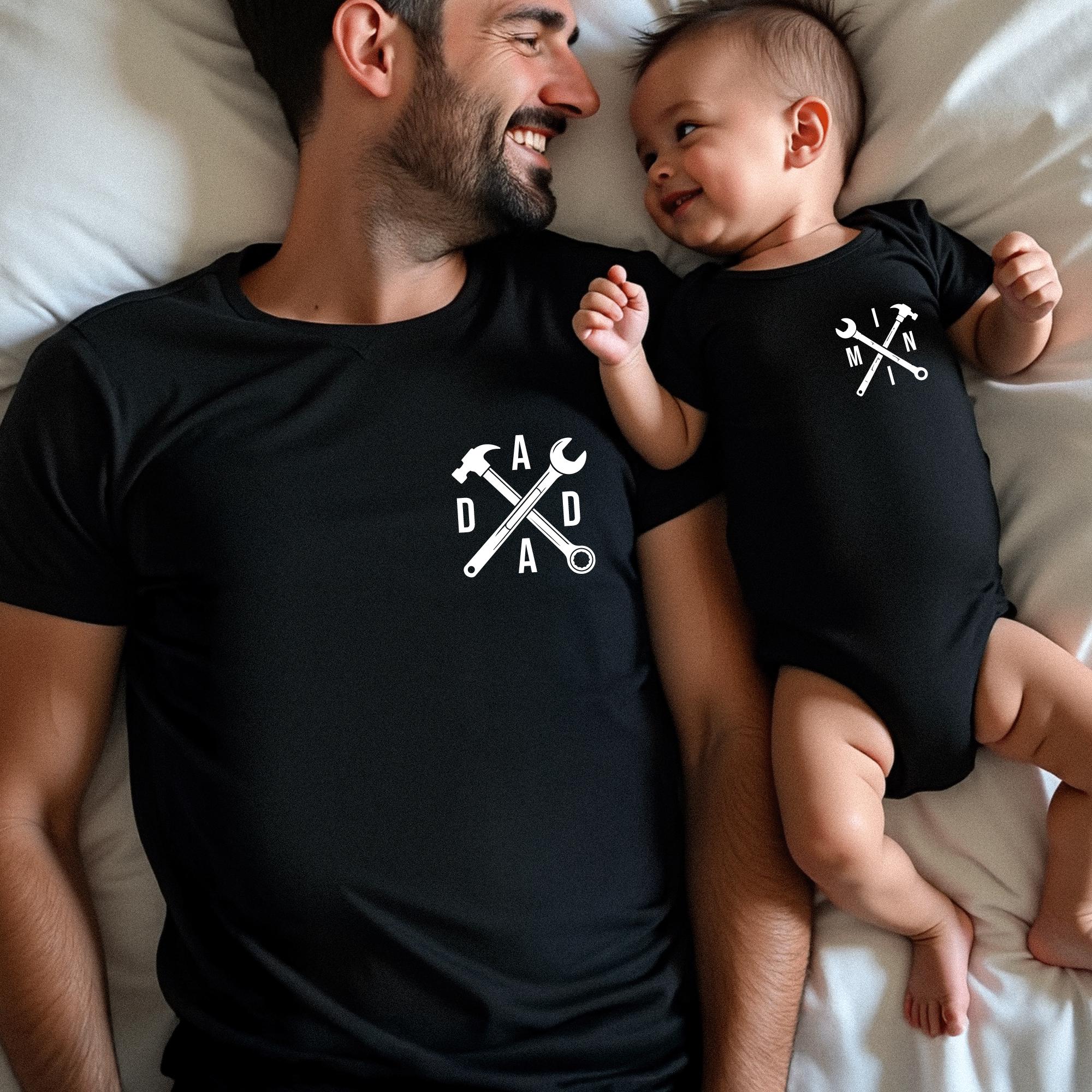 Matching Dad And Baby Shirts, DADA MINI Outfit, Daddy And Me Matching Set, New Dad Fathers Day Gift