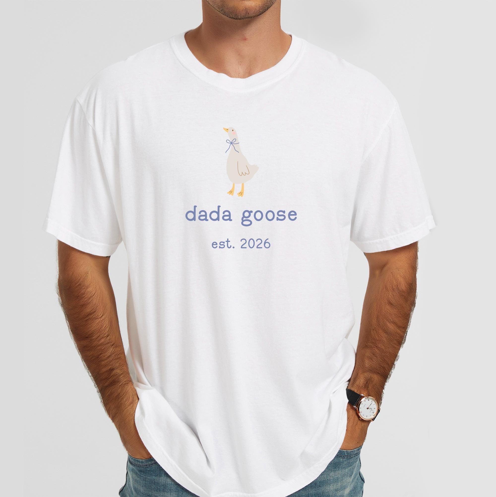 Matching Dad And Child Shirts, Dada Goose Silly Goose Set, Personalized Family Shirts, Fathers Day Gift, Daddy And Me